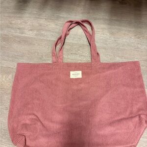 Sezane Pink Tote Bag